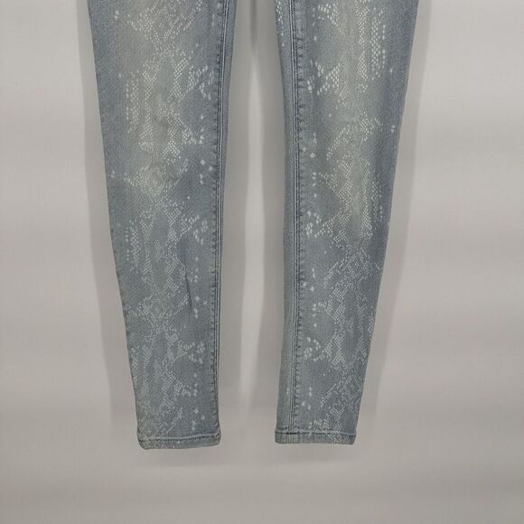 Black Orchid Skinny Jeans Womens 25 Mid Rise Light Blue Denim - Picture 4 of 13